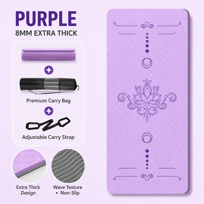 Kruworld™ Anti-Slip Yoga & Exercise Mat