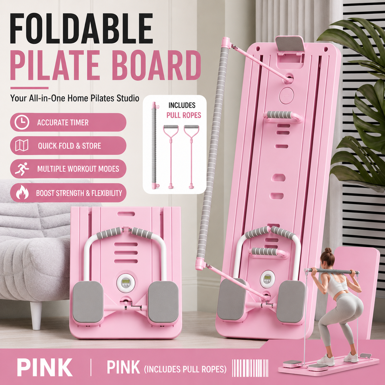 Kruworld™ Foldable Pilate Board
