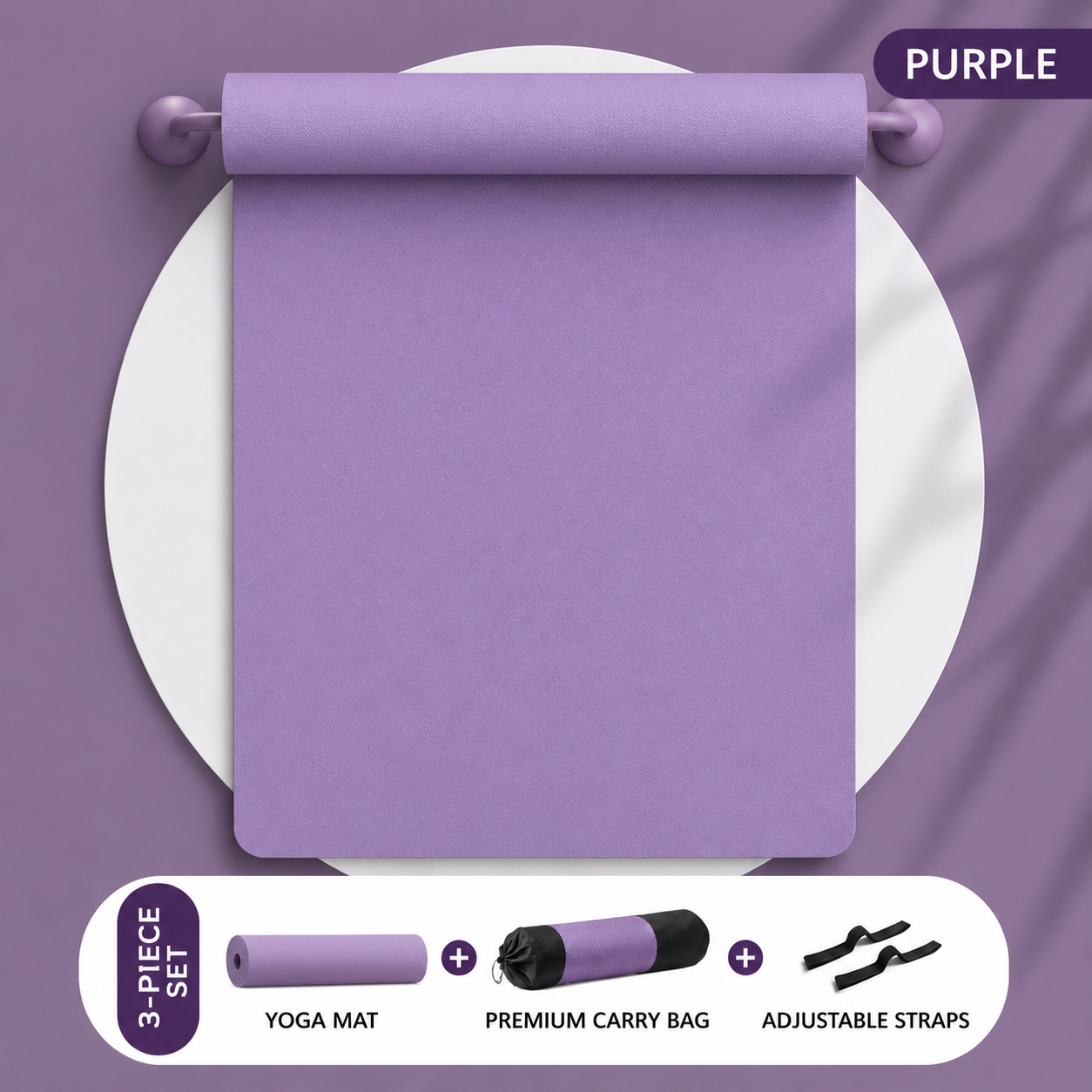 Kruworld™ Anti-Slip Yoga & Exercise Mat