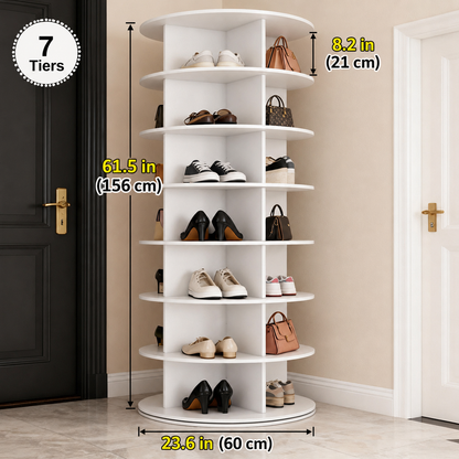 Kruworld™ 7-Layer 360° Rotating Shelf